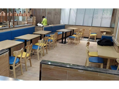 2021大型港式餐廳桌椅-實木餐廳桌椅-茶餐廳桌椅生產商