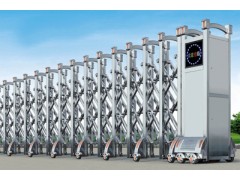河北不銹鋼電動伸縮門生產定制廠家，伸縮門安裝