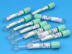 淺綠色管帽含肝素鋰抗凝劑及分離膠PET材質真空采血管_抽血管